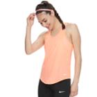 Women's Nike 10k Running Tank, Size: Small, Brt Orange