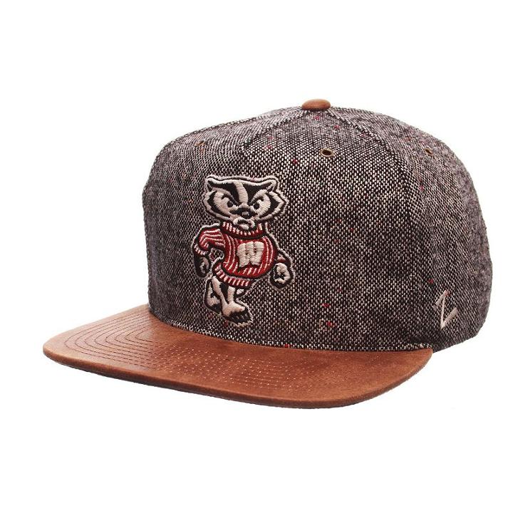 Adult Wisconsin Badgers Dapper Adjustable Cap, Multicolor