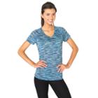 Women's Rbx Short Sleeve Space-dyed Tee, Size: Small, Brt Purple