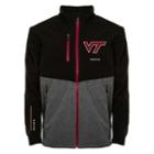 Men's Franchise Club Virginia Tech Hokies Fusion Softshell Jacket, Size: 4xl, Black