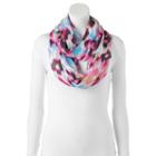 Manhattan Accessories Co. Abstract Dot Infinity Scarf, Women's, Med Pink