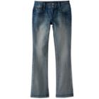 Girls 7-16 & Plus Size Mudd&reg; Double Button Skinny Bootcut Jeans, Size: 12, Blue Other