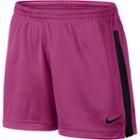 Women's Nike Dri-fit Academy Mesh Knit Soccer Shorts, Size: Small, Med Red