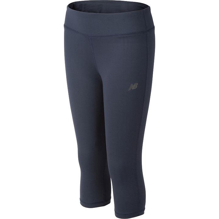 Girls 7-16 New Balance Sueded Jersey Performance Capri Tights, Size: 16, Grey Other