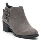 Sonoma Goods For Life&trade; Sonya Women's Ankle Boots, Size: Medium (7.5), Med Grey