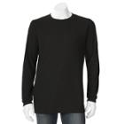 Big & Tall Hanes Ultimate X-temp Waffle-weave Thermal Tee, Men's, Size: 4xl, Black