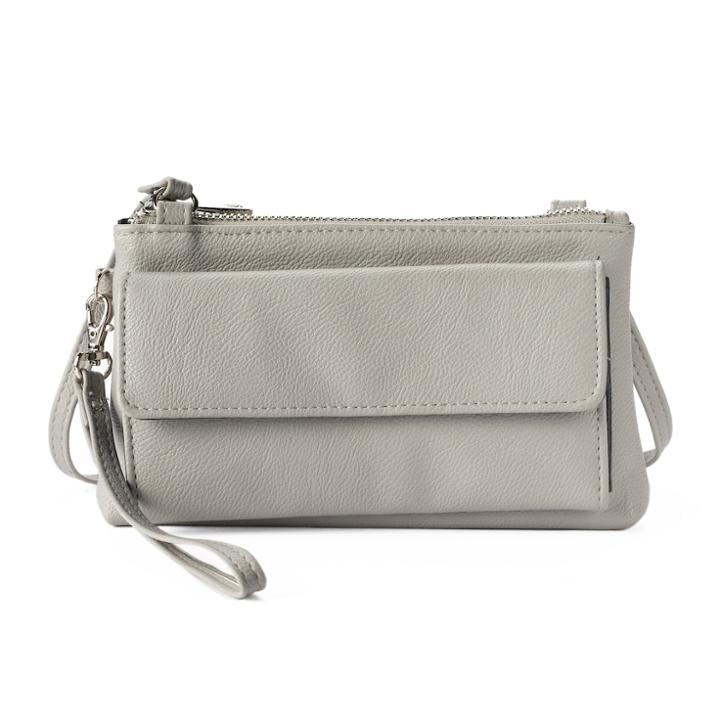 Apt. 9&reg; Chelsea Rfid-blocking Convertible Crossbody Bag, Women's, Grey