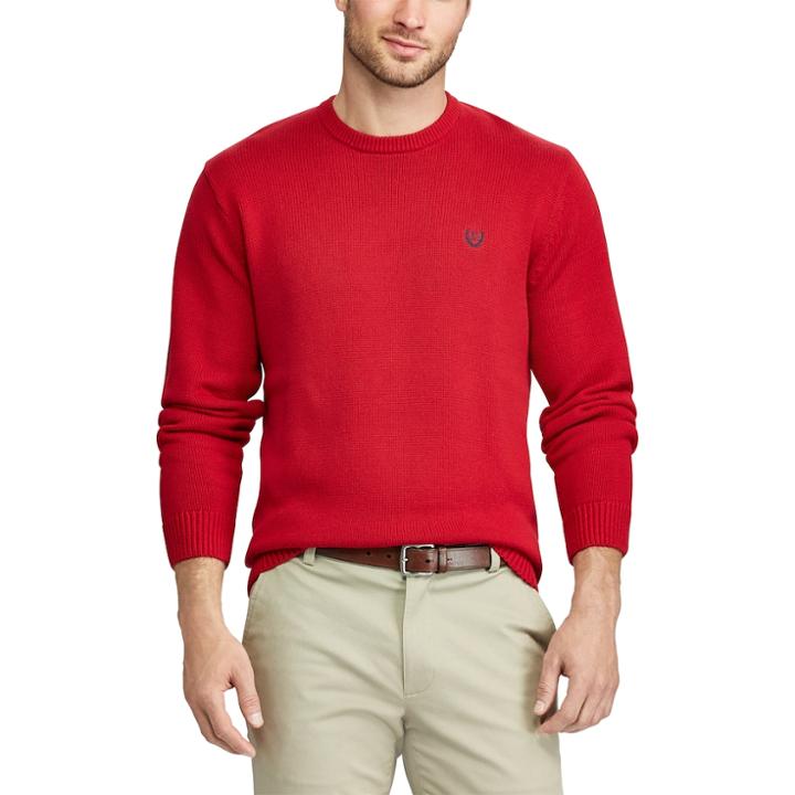 Big & Tall Chaps Regular-fit Crewneck Sweater, Men's, Size: 2xb, Red