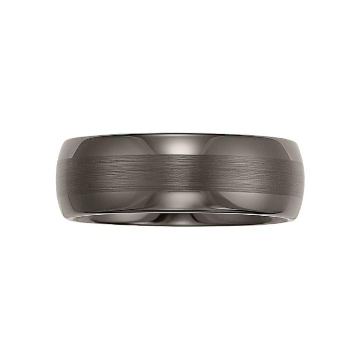Cherish Always Ceramic Wedding Band - Men, Size: 9.50, Black