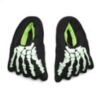 Boys 4-20 Skeleton Glow-in-the-dark Slippers, Size: 4-5, Oxford