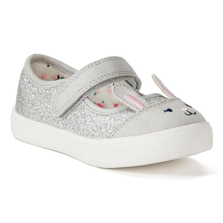 Carter's Genna Toddler Girls' Sneakers, Size: 10 T, Grey