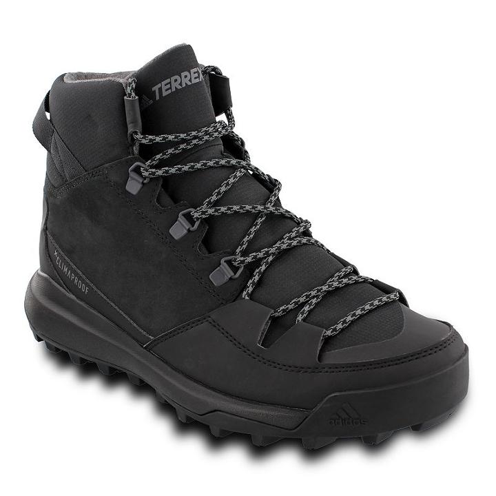 Adidas Outdoor Terrex Winterpitch Cw Cp Men's Waterproof Winter Hiking Boots, Size: 9.5, Black