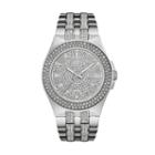 Bulova Men's Crystal Stainless Steel Watch - 96b235, Multicolor