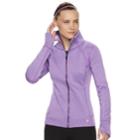 Women's Fila Sport&reg; Fleece Thumb Hole Jacket, Size: Small, Med Purple