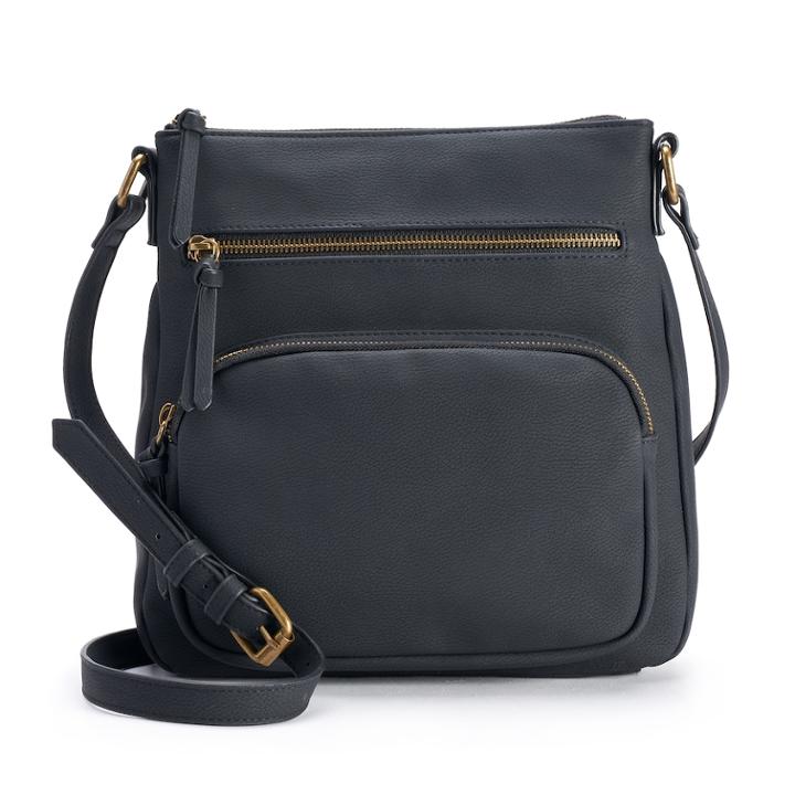 Sonoma Goods For Life&trade; Mayra Crossbody Bag, Women's, Black