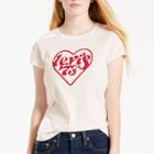 Women's Levi's&reg; Heart Logo Tee, Size: Xl, White Oth