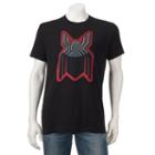 Men's Marvel Spider-man Graphic Tee, Size: Small, Black