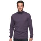 Men's Croft & Barrow&reg; Classic-fit Turtleneck, Size: Xl, Drk Purple