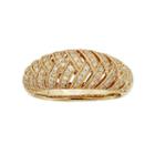 3/8 Carat T.w. Igl Certified Diamond 14k Gold Art Deco Wedding Ring, Women's, Size: 7, White