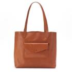 Sonoma Goods For Life&trade; Sadie Leather Tote, Women's, Brown