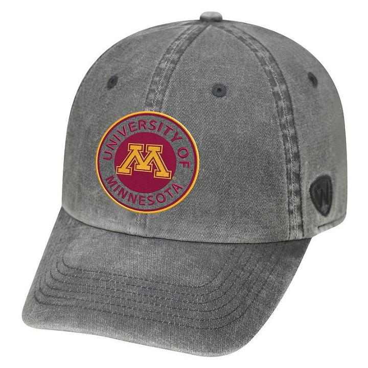 Adult Minnesota Golden Gophers Fun Park Vintage Adjustable Cap, Men's, Med Grey
