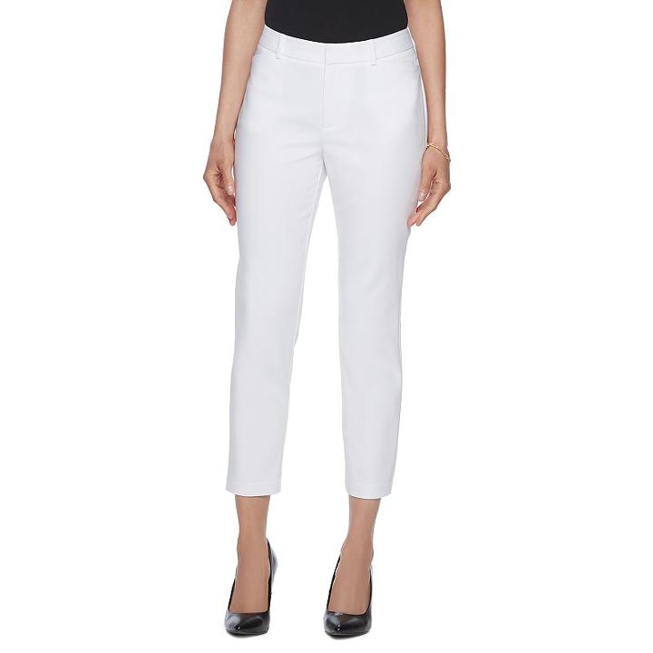 Women's Elle&trade; White Ankle Dress Pants, Size: 10