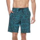 Big & Tall Sonoma Goods For Life&trade; Wave Doodle Swim Trunks, Men's, Size: 2xb, Turquoise/blue (turq/aqua)