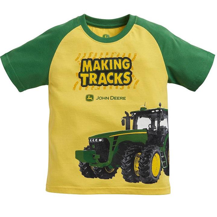 Boys 4-7 John Deere Making Tracks Graphic Tee, Boy's, Size: 6, Yellow