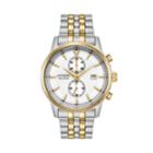 Citizen Eco-drive Men's Corso Two Tone Stainless Steel Chronograph Watch - Ca7004-54a, Size: Large, Multicolor