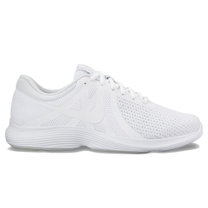 Nike Revolution 4 Women's Running Shoes, Size: 9 Wide, White