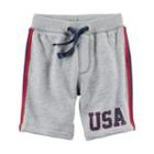 Boys 4-8 Carter's Usa Pull-on Shorts, Boy's, Size: 7, Light Grey