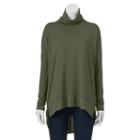 Juniors' Ransom Drop-shoulder Turtleneck, Girl's, Size: Medium, Brt Green