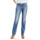 Women's Levi's 518 Straight-leg Jeans, Size: 3/26 Avg, Med Blue