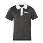 Boys 4-7 Nike Dri-fit Cross Dyed Heathered Polo, Size: 7, Dark Grey