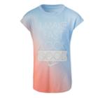 Girls 4-6x Nike I Make Fast Look Good Dri-fit Graphic Tee, Size: 5, Light Blue