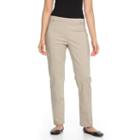 Women's Napa Valley Slimming Solution Straight-leg Dress Pants, Size: 16, Dark Brown