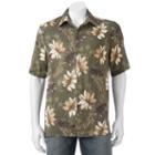 Big & Tall Batik Bay Classic-fit Tropical Button-down Shirt, Men's, Size: 3xl Tall, Green Oth