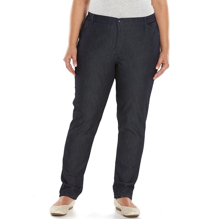 Plus Size Lee Relaxed Fit Straight-leg Pants, Women's, Size: 26w T/l, Blue