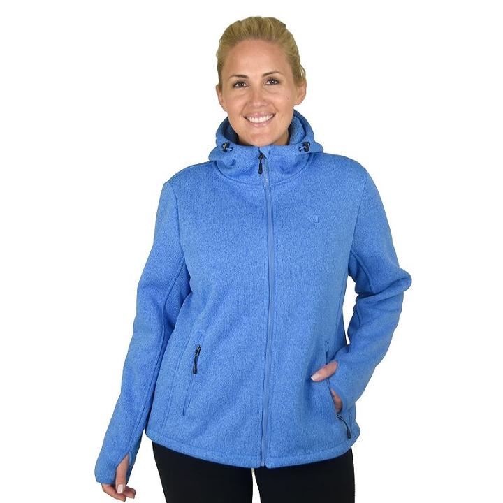 Plus Size Champion Hooded Jacket, Women's, Size: 2xl, Blue