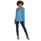 Juniors' So&reg; Button Down Chambray Shirt, Girl's, Size: Xl, White