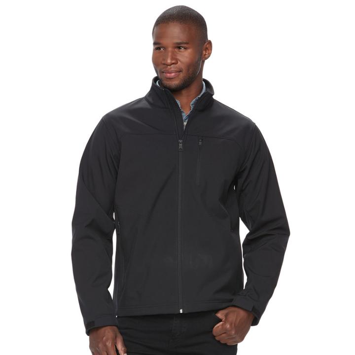 Men's Hemisphere Softshell Jacket, Size: Large, Black