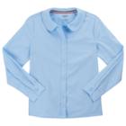 Girls 4-20 & Plus Size French Toast School Uniform Peter Pan Collar Blouse, Size: 12 Plus, Blue
