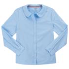 Girls 4-20 & Plus Size French Toast School Uniform Peter Pan Collar Blouse, Size: 12 Plus, Blue