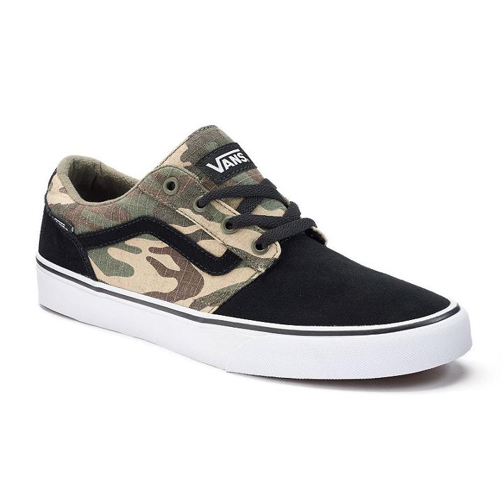 Vans Chapman Stripe Men's Camouflage Skate Shoes, Size: Medium (10.5), Med Grey