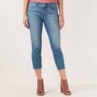 Women's Lc Lauren Conrad Capri Skinny Jeans, Size: 14, Light Blue