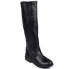 Journee Collection Lynn Women's Tall Riding Boots, Size: 10 Wc, Black