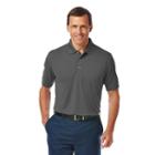Men's Grand Slam Athletic-fit Airflow Performance Golf Polo, Size: Large, Grey Other