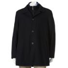 Men's Billy London Slim-fit 34-in. Wool-blend Car Coat, Size: 44 - Regular, Black