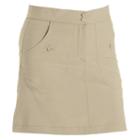 Women's Nancy Lopez Charming Golf Skort, Size: 4, Beig/green (beig/khaki)