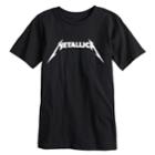 Boys 8-20 Metallica Tee, Size: Small, Black